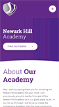 Mobile Screenshot of newarkhillschool.co.uk