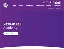 Tablet Screenshot of newarkhillschool.co.uk